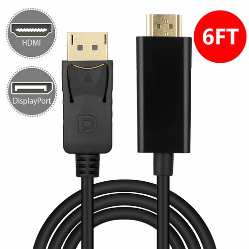 6ft display port - port, hdmi