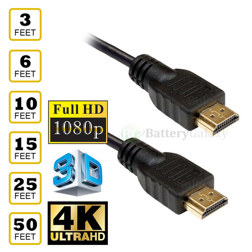 Hdmi cable cord 3ft 6ft - hdmi,