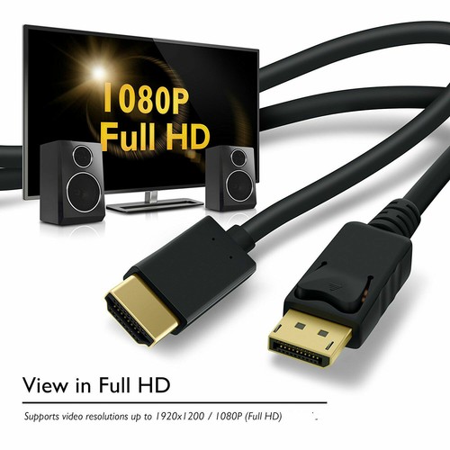 6ft display port hdmi - display, dp