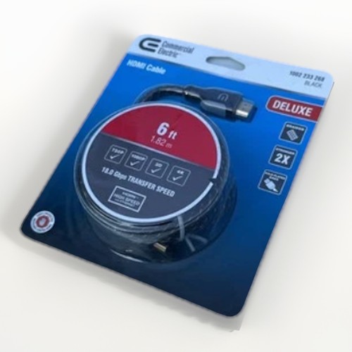 Commercial electric 6ft hdmi - 6ft,