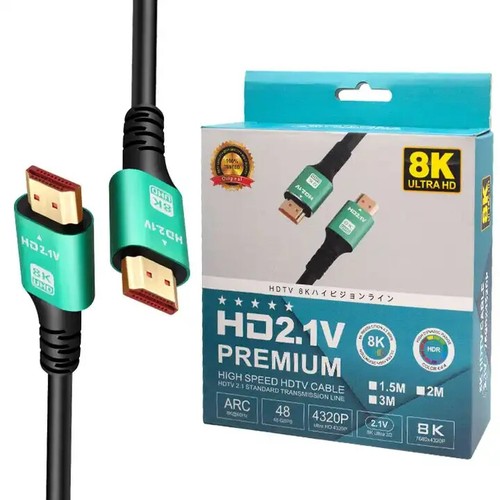Hdmi cable gold plated - 8k, 2.1